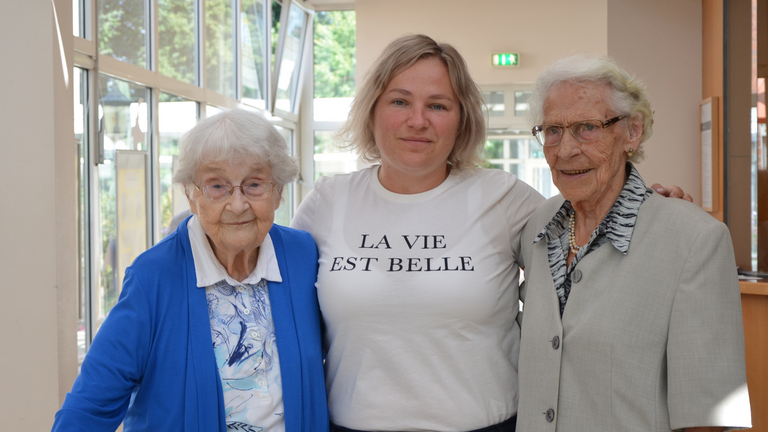 Nora Matthaei, Monique Siebensohn und Else Pahling Nora Matthaei, Monique Siebensohn und Else Pahling
