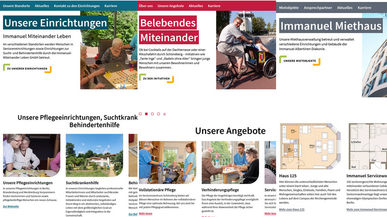 Screenshot Relaunch Webseiten Screenshot Relaunch Webseiten