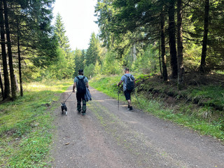 Bei schönstem Spätsommerwetter legte die kleine Wandergruppe rund 10 Kilometer zurück