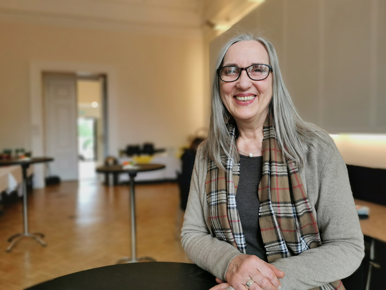 Christel von Scheidt bei Verabschiedung in den Ruhestand, Leiterin Ordnungstherapie und Mind-Body-Medizin im Immanuel Krankenhaus Berlin