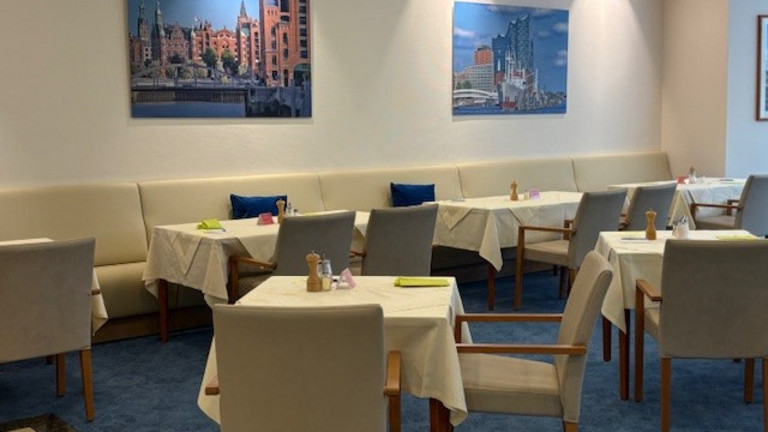 Neugestaltetes Restaurant in der Residenz am Wiesenkamp in Hamburg-Volksdorf