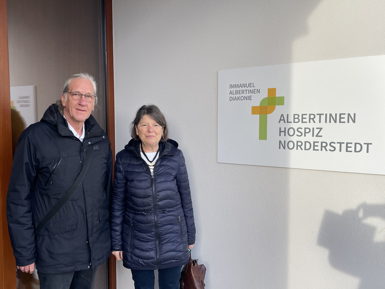 Christine Schmid, die Vorsitzende des Seniorenbeirats Norderstedt und ihr Stellvertreter Joachim Braun 
