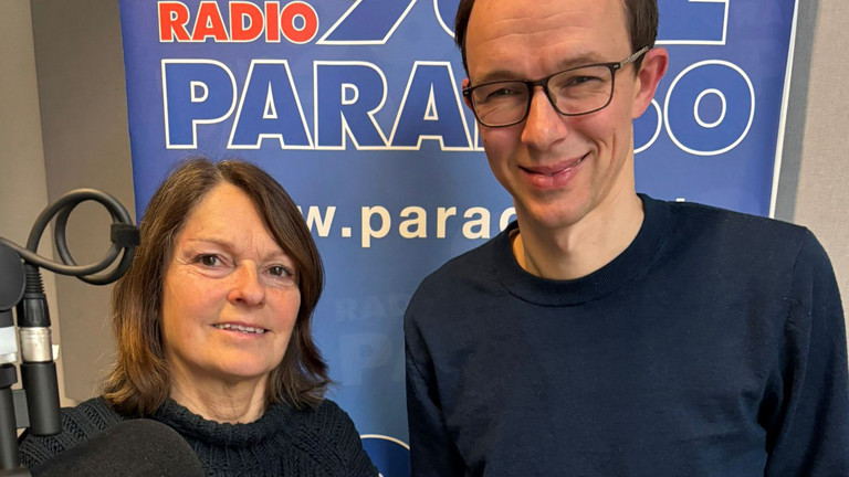 Moderatorin Julia Nogli mit Thorsten Gerenkamp © Radio Paradiso Moderatorin Julia Nogli mit Thorsten Gerenkamp © Radio Paradiso
