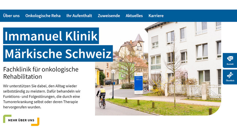 Immanuel Albertinen Diakonie - Nachricht - Internetauftritt der Rehaklinik in neuem Glanz und unsere Weblandschaft wächst - Screenshot Webseite Immanuel Albertinen Diakonie - Nachricht - Internetauftritt der Rehaklinik in neuem Glanz und unsere Weblandschaft wächst - Screenshot Webseite