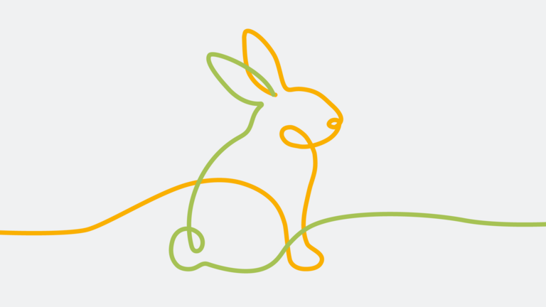 Bändergrafik Hase Bändergrafik Hase