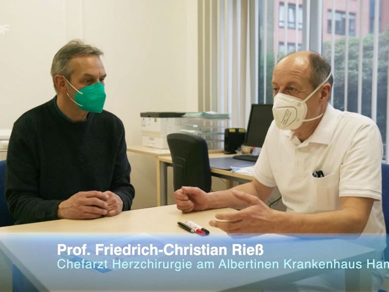 Albertinen Herz- und Gefäßzentrum - Nachricht - Video-Tipp: Das Herz, Motor des Lebens - ZDFzeit - Prof. Dr. Friedrich Rieß mit Patient - Bypassoperation Albertinen Herz- und Gefäßzentrum - Nachricht - Video-Tipp: Das Herz, Motor des Lebens - ZDFzeit - Prof. Dr. Friedrich Rieß mit Patient - Bypassoperation