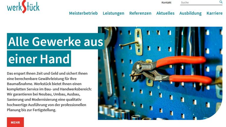 Werkstück Berlin - Relaunch Webseite - Mobiloptmierung - neues Design Werkstück Berlin - Relaunch Webseite - Mobiloptmierung - neues Design